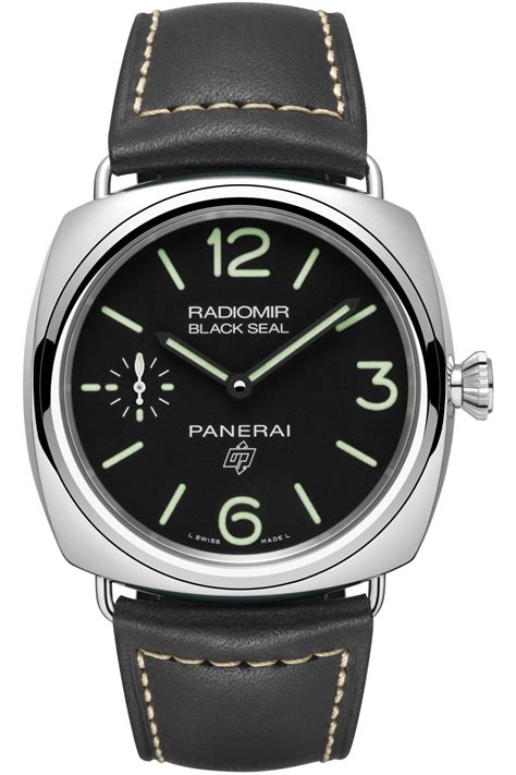 panerai composite black seal|panerai radiomir black seal pam00183.